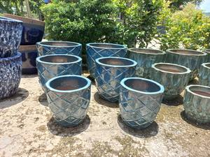 [Leo Nguyen Le] - Vente en gros de sets de poteries émaillées artisanales avec un nouveau design de pot de fleurs pour la décoration de la maison/du jardin - Product Image 6