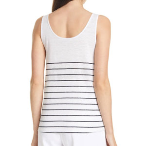 Camiseta sin mangas de alta calidad para mujer, tela de punto deportiva transpirable, logotipo personalizado, chaleco de gimnasio, decoración estampada informal - Product Image 2