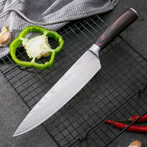 ชุดมีดเชฟดามัสกัส 10 ชิ้น ระดับมืออาชีพ ด้ามจับสีสันสดใส สำหรับครัว ตัดเนื้อ ขายส่งจากผู้ผลิต OEM - Product Image 5