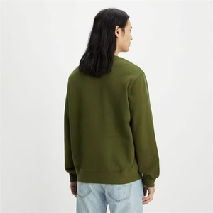 Sweat-shirt en molleton unisexe chaud pour l'hiver Sweat-shirt à col rond décontracté à la mode Sweat-shirt ample en coton mélangé - Product Image 2