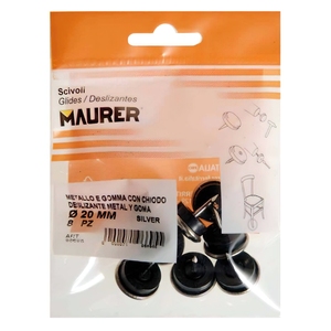 Slider in Metallo Trasparente O/20 (Confezione Blister da 8) - Product Image 2