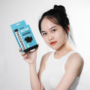 Professional Anti-Acne Skin Care <b>Wipes</b> 100% Bamboo Charcoal Fabric Direct From Vietnam for Adults - Product Image 2