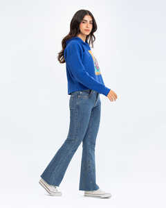 Venta al por mayor personalizado bordado DTF pegatina mujeres sudaderas con capucha elegante moda Casual invierno cálido cómodo Streetwear - Product Image 3