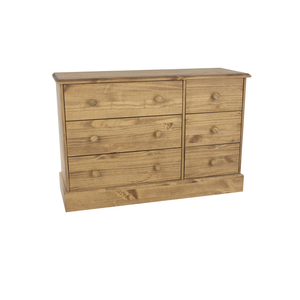 Armoire minimaliste en bois de teck avec 6 tiroirs - Product Image 2
