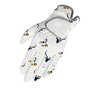 Guantes de golf profesionales de ajuste personalizado con palma antideslizante hecha de piel de oveja de cuero Cabretta para deportes y rendimiento en el gimnasio - Product Image 2