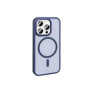 Coque en silicone mate compatible MagSafe pour iPhone 15 Pro 14 Plus - Coque arrière de protection antichoc rectangulaire - Product Image 6