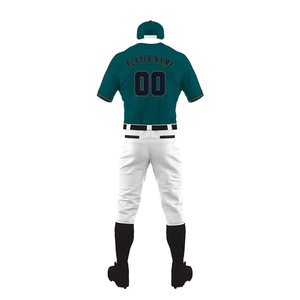 Haute Qualité 100% Polyester Jeunesse Baseball Uniforme Ensembles Meilleur Nouveau À Manches Courtes Vêtements De Sport Respirant À Bas Prix Uniformes - Product Image 3