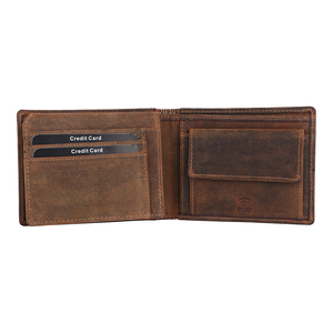 กระเป๋าสตางค์ผู้ชายหนังแท้พร้อมที่ใส่บัตร Gents Wallet มีจำหน่ายในราคาใหม่ - Product Image 4