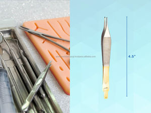 WORLD PRECISION SURGICAL Pince Adson Kocher 1x2 dents, embout de peau, kit chirurgical manuel certifié ISO13485 WPS-BD-30 pour - Product Image 5