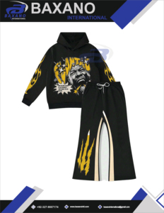 survêtements pour hommes Men's Winter Printed Breathable Lightweight Windproof Hoodie Jogger Pants Streetwear <b>Tracksuit</b> - Product Image 4