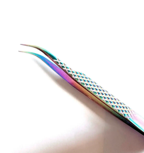 ชุดแหนบขนตาแบบหลายสี6ชิ้นสำหรับต่อขนตาอุปกรณ์ดูแลความงามกำจัดขนคิ้ว - Product Image 2