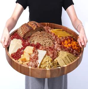 Plateau de service en bois personnalisable, parfait pour les cadeaux personnalisés et les occasions spéciales disponibles à la vente - Product Image 4