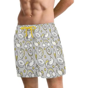 Short de bain en maille de polyester 100% personnalisé séchage rapide anti-rides respirant taille moyenne fermeture à cordon Surf piscine vêtements de plage pour hommes - Product Image 6