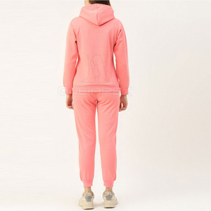 Survêtements d'hiver personnalisés brodés pour femmes Survêtement de course en tricot Gsm léger de créateur - Product Image 4