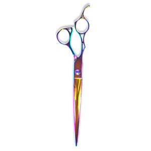 Titanium Color Coated Grooming <b>Scissors</b> Straight Sharp Blades <b>Dog</b> Grooming <b>Scissor</b> Made German Stainless Steel - Product Image 5