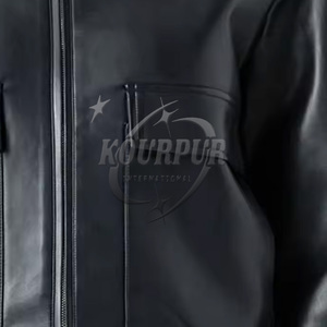 แจ็กเก็ตหนังวัวสีดำแกะสำหรับผู้หญิงแจ็กเก็ตหนังวัวแบบใส่กลับด้านเลือกได้ทำเองคุณภาพสูงมีสไตล์ - Product Image 6