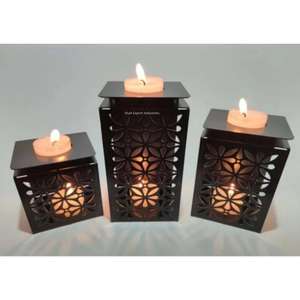 Unique Metal Customized Logo Durable Tealight Candle Holder Home Decoration for Birthday Christmas and Wedding - Product Image 4