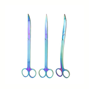 เครื่องมือทําความสะอาดพืชน้ําในตู้ปลา กรรไกรหยักสีสันสดใส - Product Image 1