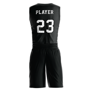 Ensemble de shorts de maillot de basket-ball unisexe imprimé personnalisé de la plus haute qualité uniformes de basket-ball réversibles | Respirant 100% Polyester - Product Image 3