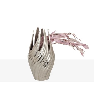 Nouveauté Décoration de mariage, vase à fleurs moderne en métal et aluminium, décoration de jardin pour salon avec taille et logo personnalisés - Product Image 3