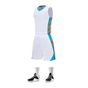 Vente en gros de maillots de basket-ball XS personnalisés, ensemble d'uniformes, vêtements de sport respirants confortables à séchage rapide imprimés par sublimation pour les joueurs - Product Image 6