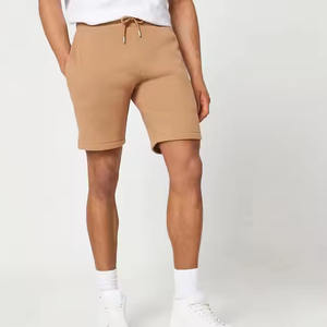 Pantalones cortos deportivos para hombre, novedad de verano, pantalones cortos informales de algodón para hombre, pantalones cortos de playa con Cintura elástica de Color sólido, pantalones cortos para correr para hombre - Product Image 5
