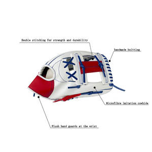 Nouveaux gants en cuir véritable en gros, logo personnalisé de qualité supérieure, gants de receveur pour équipes, gants de baseball respirants de qualité supérieure - Product Image 6