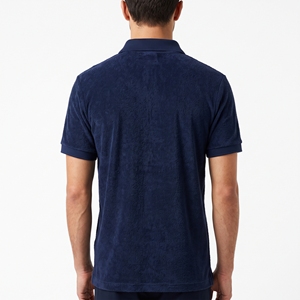 Camiseta de Verano para Hombre, Tejido de Rizo, Estilo Resort, Lujo Casual, OEM, ODM, Venta al Por Mayor, Fábrica, Logotipo Personalizado, MOQ Bajo, Secado Rápido - Product Image 6