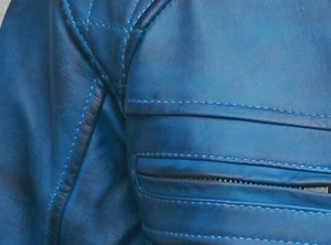 แจ็กเก็ตหนังสำหรับผู้ชาย, แจ็กเก็ตหนังสีพื้นเสื้อแจ็คเก็ตลำลองเรียบง่ายยอดนิยมสำหรับฤดูใบไม้ร่วง - Product Image 5