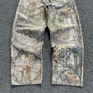Pantalones Cargo Personalizados de Alta Calidad, de Poliéster/Algodón, Holgados, Estilo Hip Hop, para Invierno, Caza, Camuflaje RealTree, para Hombre - Product Image 4