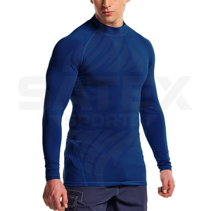 Custom Logo High Quality Wholesale Printed <b>Long</b> <b>Sleeve</b> MMA BJJ Jiu Jitsu Fitness <b>Swim</b> Rashguard Shirts Breathable UPF50+ - Product Image 1
