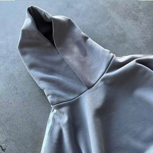 Survêtement Baggy Surdimensionné en Coton Lourd, Survêtements Évasés à Rayures pour Homme, Ensemble Pantalon de Survêtement et Sweat à Capuche pour Homme, Entièrement Personnalisés - Product Image 3