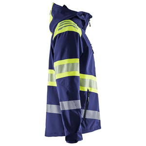Vêtements de travail de sécurité à haute visibilité de couleur blanche, gilet réfléchissant à manches courtes, veste réfléchissante personnalisée haute - Product Image 6