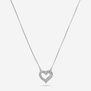Collier en argent 92,5 plaqué or 191488, chaîne à maillons romantique et religieuse pour mariage, fête, anniversaire, style religieux et romantique - Product Image 1