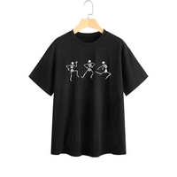 Venta al por Mayor de Camisetas de Verano para Hombre, Tejidas, 100% Algodón/Poliéster, con Estampado en la Parte Delantera y Trasera, Modernas, Casuales, Transpirables, Anti-UV, Ecológicas