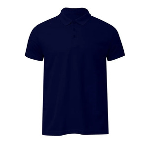 เสื้อโปโลลําลองผ้าฝ้าย 100% ป้องกันการหดปรับป้องกัน Pilling ระบายอากาศทั้งขายผ้าถักแขนสั้นไร้ริ้วรอย - Product Image 5