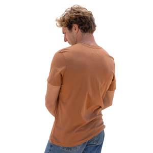 T-Shirt da Uomo in Cotone Organico 100% di Lusso, Girocollo, Pre-Ristretto, Certificato GOTS, Premium, Manica Corta, Traspirante - Product Image 6