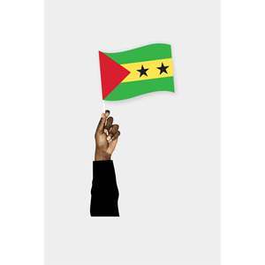 Handheld Sao Tome and Principe Promotional Flag for Events and <b>Banners</b> - Product Image 1