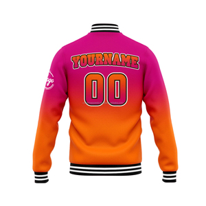 Custom Wool Varsity <b>Jacket</b> with Leather Sleeves Premium Windproof Embroidered Letterman Coat for <b>Men</b> - Product Image 3