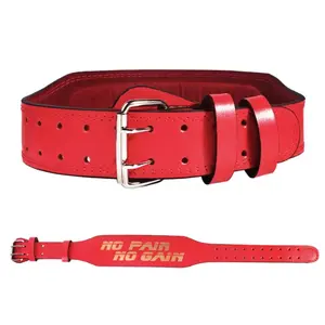 Ceinture de musculation en cuir de vache, ceinture de sécurité pour la musculation, boucle à levier, épaisse, large, pour la musculation, confort accru, soutien - Product Image 2