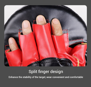 Almohadillas resistentes para patadas de boxeo de Material PU, mitones de enfoque con comodidad transpirable para Muay Thai MMA y práctica de gimnasio de combate Fitness - Product Image 5