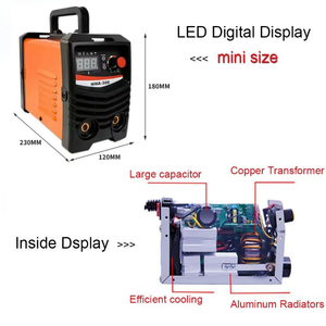 Máy hàn hồ quang mini IGBT DC Inverter HFT <span class=keywords><strong>ZX7</strong></span> <span class=keywords><strong>250</strong></span> MMA <span class=keywords><strong>250</strong></span> di động, dùng cho gia đình, mới, bảo hành 1 năm, 110V/220V - Product Image 4