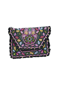 Bolsos de Mano de Diseño Estilo Bohemio de Moda India para Mujer, Bolsos de Mensajero con Cuentas, Bolsos de Hombro Hechos a Mano, Bolsos de Fiesta para Salir de Compras - Product Image 4
