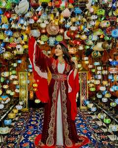 Venta al por mayor tradicional marroquí caftán vestido de novia para las mujeres y las niñas musulmán accesorio de ropa inspirado en Turquía - Product Image 3