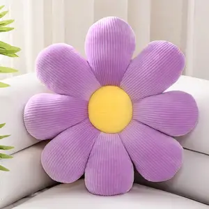 Venda quente Fábrica Direta Almofada De Brinquedo De Pelúcia Assentos Flor PlushThrow Travesseiro Verde Almofadas De Assento Decorativo Casa Almofada