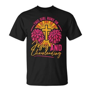 Questa Ragazza Vive dalla Fede - T-Shirt Cristiana per Cheerleader - Prodotto Promozionale - Product Image 1