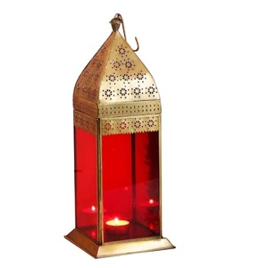 Unique Stylish Lantern <b>Garden</b> Decoration Candle Jars <b>Hanging</b> <b>Light</b> Metal Lamps Unique Moroccan Lantern Metal Candle Lantern - Product Image 2