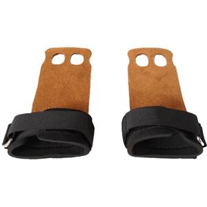 Guantes de Piel Duraderos, Transpirables y Ligeros para Levantamiento de Pesas, para Gimnasio y Uso con Barra, Agarre Antideslizante - Product Image 2