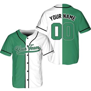 Camiseta de Béisbol con Bloques de Color de Diseño Personalizado, Uniforme de Equipo de Softbol Sublimado de Dos Tonos - Product Image 4