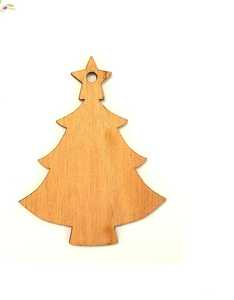 Mango <b>Wood</b> Christmas Hanging Ornament Elegant Candle Stand Home Decor Festive Christmas Decoration Product - Product Image 2